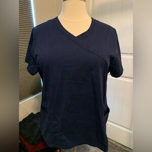 SC-40 Scrubstar Classic Blue Scrub Top